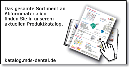 mds-dental GmbH Abformmaterialien in unserem aktuellen Katalog